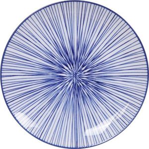 Tokyo Design Studio – Nippon Blue – Dinerbord – Lijnen – 25.7 x 3cm