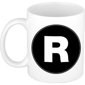 Mok / beker met de letter R voor het maken van een naam / woord - koffiebeker / koffiemok - namen beker