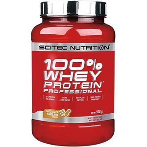 Scitec Nutrition - 100% Whey Protein Professional (Chocolate/Hazelnut - 920 gram) - Eiwitshake - Eiwitpoeder - Eiwitten - Proteine poeder