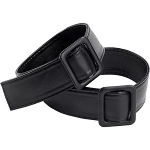 Trenchcoat Riem Vervanging - Set van 2 | Brede Zachte PU Lederen Mouwbanden met Verstelbare Gesp Sluiting | Wind Jas Manchetten Riem Voor Vrouwen en Mannen - Truien Jas Bovenkleding