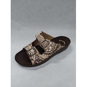 ROHDE 1422 / sandalen met gespen / bruin / maat 38