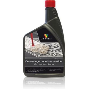 Genesis Cementtegels tegelreiniger 1 L - Schoonmaakmiddel voor cementtegels - Tegel reiniger - Cleaner - Schoonmaken - Professioneel schoonmaakmiddel - Cementtegels onderhoud