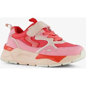 Blue Box meisjes dad sneakers roze/rood - Maat 34 - Uitneembare zool