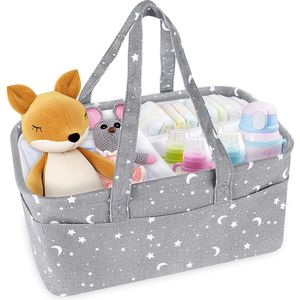 Babyluier-organizer, draagbare babyopbergmand, opvouwbare - Diaper bag/baby changing bag,