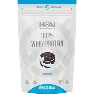 House of Nutrition - 100% Whey Protein (Cookies & Cream - 1000 gram) - Eiwitshake - Eiwitpoeder - Eiwitten - Proteine poeder - 40 shakes