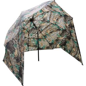 Ultimate 50'' Storm Brolly Camo (Inc. haringen & tension poles) | Brolly