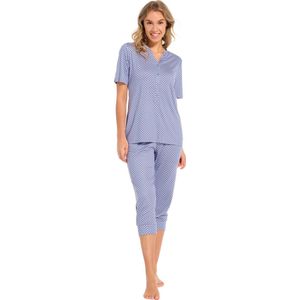 Pastunette pyjama dames - blauw met print - 25241-310-4/519 - maat 52
