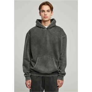 Urban Classics - Stone Washed Hoodie/trui - 4XL - Zwart