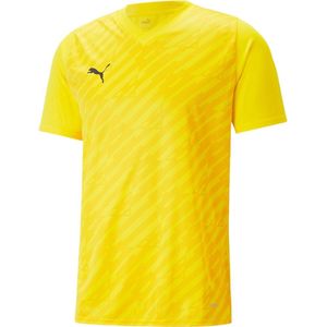 Puma Team Ultimate Shirt Korte Mouw Heren - Cyber Yellow | Maat: M
