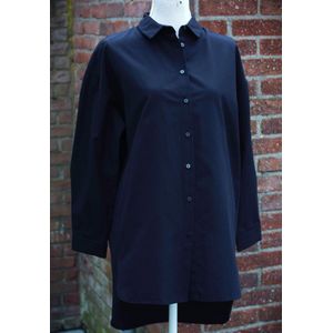 Damesmode Overhemd - Dames Kleiding - Outlet - Hijab Kleiding - Zwart - Maat 36/38 (M)