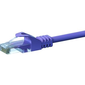 Danicom CAT6 UTP patchkabel - 5 meter paars - CCA - netwerkkabel - internetkabel - UTP kabel - RJ45 - 1000 mbit/s