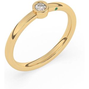 Diamo Diamonds Dames Ring Goud - Goud - 17.75 mm / maat 56