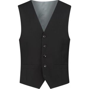 Gents - MM gilet blend zwart - Maat 48