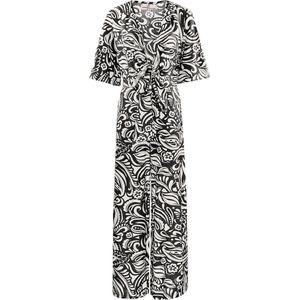 Jumpsuit met print - nieuwe collectie - lente/zomer - dames - zwart - maat S