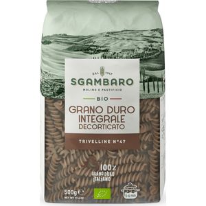 Volkoren trivelline van Sgambaro - 10 zakken x 500 gram - Pasta