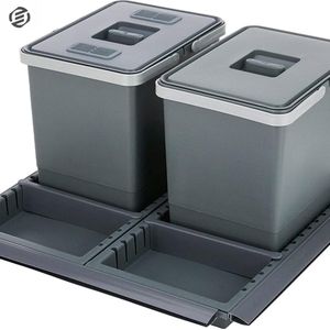Equivera Statiegeld Containter - Afvalscheiding - Recycle Afvalbak - Lege Flessen - Nieuw Model 2024 - Statietas