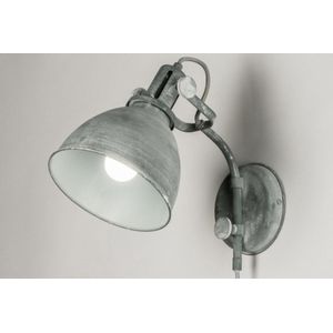 Lumidora Wandlamp 72888 - Voor binnen - ETAL - E27 - Grijs - Betongrijs - Metaal