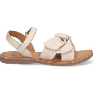 Braqeez 424017-501 Meisjes Sandalen - Offwhite - Leer - Gesp