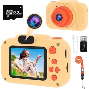 Mini Digitale Kindercamera voor Buiten - 12MP HD Videocamera voor Kinderen van 3-10 Jaar