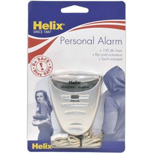 Mini Wekker en Zaklamp - Compacte 100dB Sirene met Paniekalarm