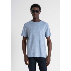 Antony Morato T-shirt Malibu Mmks02365 Fa110080 7124 Sky Blue Mannen Maat - L