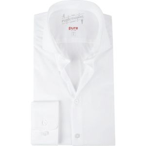 Pure - H.Tico The Functional Shirt Wit - Heren - Maat 41 - Slim-fit