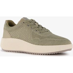Blue Box dames sneakers olijfgroen - Maat 36 - Uitneembare zool
