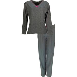 Irresistible Dames Pyjama - V Hals - Bruin - Maat S