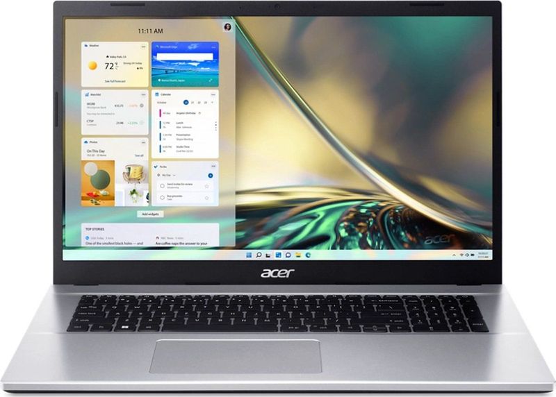 Acer Aspire 3 A317-54-561M Intel® Core™ i5 i5-1235U Laptop 43,9 cm (17.3"") Full HD 16 GB DDR4-SDRAM 512 GB SSD Wi-Fi 6 (802.11ax) Windows 11 Home Zilver