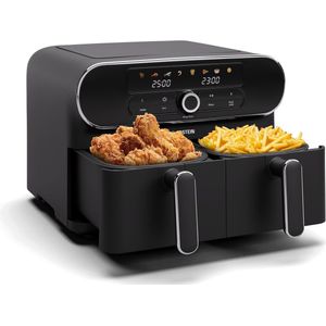 AuraAir Color Touch heteluchtfriteuse | 2 compartimenten | 11 L | 1700 W | 80 - 200 °C | 8 programma's