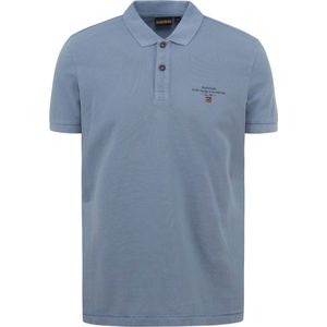 Napapijri - Polo Elbas Lichtblauw - Modern-fit - Heren Poloshirt Maat L