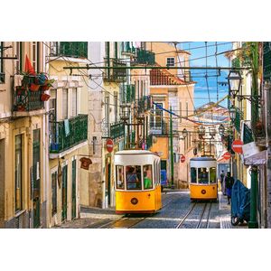 Lisbon Trams, Portugal Puzzel (1000 stukjes)