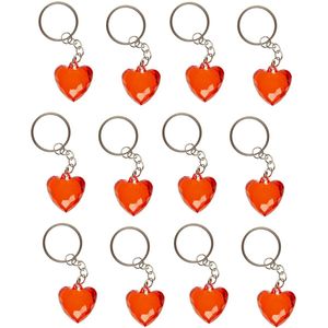Sleutelhanger Hart | Love | Liefde | Valentijn Cadeau | 12 sleutelhangers met hartje