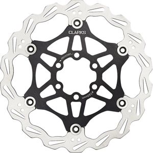 Clarks Lightweight Disc-Rotor 6-voudig, black Diameter 160mm