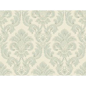 Groen vintage behang 256153