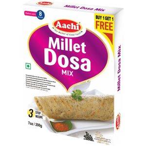 Aachi - Gierst Dosa Mix - Pannenkoekenmix - Millet Dosa Mix - Koop 1 Krijg 1 Gratis - 200 g