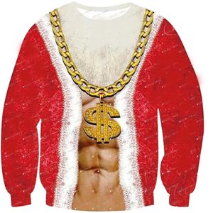 Foute kersttrui oversized mannen - PIMP - Pullover - Christmas - Trui - Warm - 3D - Goede kwaliteit - Polyester - Sixpack