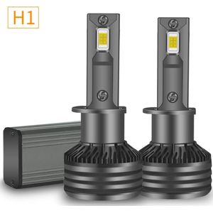 H1 LED lamp (set 2 stuks) Pro Active | CANbus EMC CHip 30000 Lumen 6500k Ultra-bright Helder Wit 98 Watt Motor / Auto / Scooter / Dimlicht / Grootlicht / Mistlicht Koplampen / Plug and Play / H1 55W vervanger