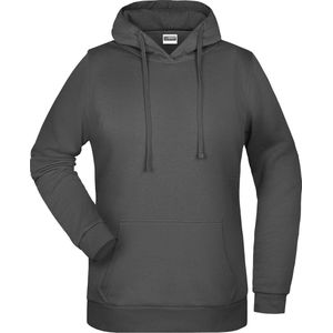 James And Nicholson Vrouwen/dames Basic Hoodie (Grafiet)