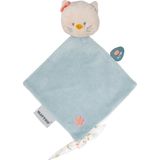 Nattou Kat Lana - Knuffeldoekje Doudou - 30x20 cm - Dusty Blauw