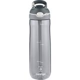 Contigo Ashland Autospout Waterfles met rietje | Grote BPA-vrije Drinkfles van 720ml | Sportfles | Lekvrije Drinkfles | Ideaal voor School, de Sportschool, Fiets, Hardlopen, Wandelen | Smoke