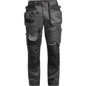 Jobman 2358 Floorlayers Trousers Stretch 65235820 - Donkergrijs/Zwart - C48