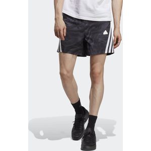 adidas Sportswear Future Icons Allover Print Short - Heren - Zwart - M