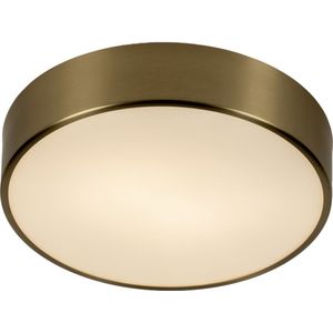 Lumidora Plafondlamp 74718 - 2 Lichts - E14 - Wit - Goud - Messing - Metaal - Badkamerlamp - IP44