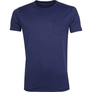 Save the Duck - T-shirt Navy Stretch - Heren - Maat XL - Slim-fit
