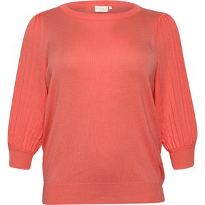 Kaffe Curve KCloni 3/4 SL Knit Pullover Dames Trui - Maat L