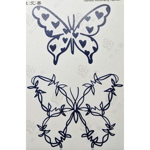 Semi-permanente tatoeage - Bijna original - Makkelijk in gebruik - Kool - Sexy - Waterbestendig - Mooie ontwerpen - Natuurlijk Veganistisch - Niet-toxisch – Duur tot 10 a 15 dagen - Door idereen te gebruiken.- A43