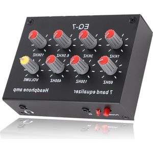 7-band Autogeluidsequalizer - HTML Content - 35mm Ingang - 4-polige Stekker - 12dB Basaanpassing .
