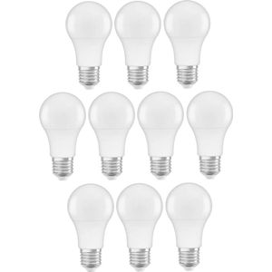 OP=OP 10 stuks Osram LED lamp E27 8.5W 806lm 2700K Mat Niet dimbaar A60