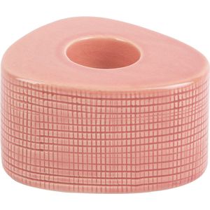 Present Time Waxinelichthouder Triangle 7 Cm Keramiek Roze